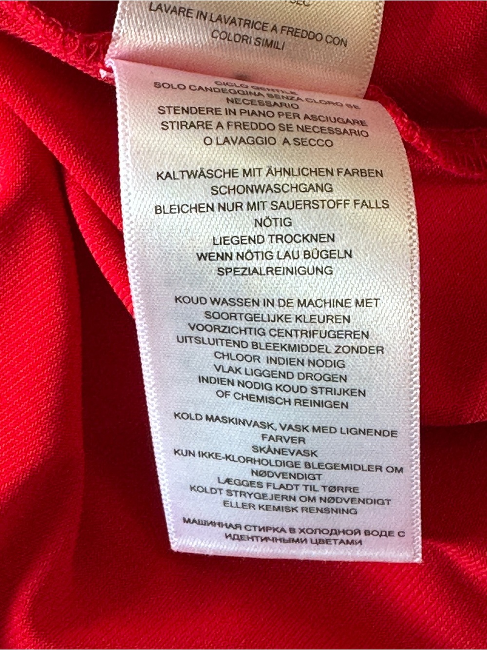 MICHAEL Michael Kors Red Asymmetrical High-Low Short Sleeve Wrap Dress 8 - Picture 11 of 14